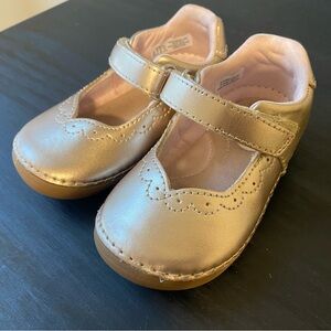 Stride Rite Gold Mary Janes